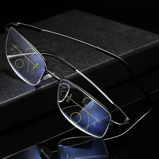 German Smart Progressive Glasses Designed For Reading Or Driving With Fast Color Shift
