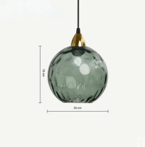 Lumisphere-riippuvalaisin lämpimällä lasipallolla olohuoneisiin