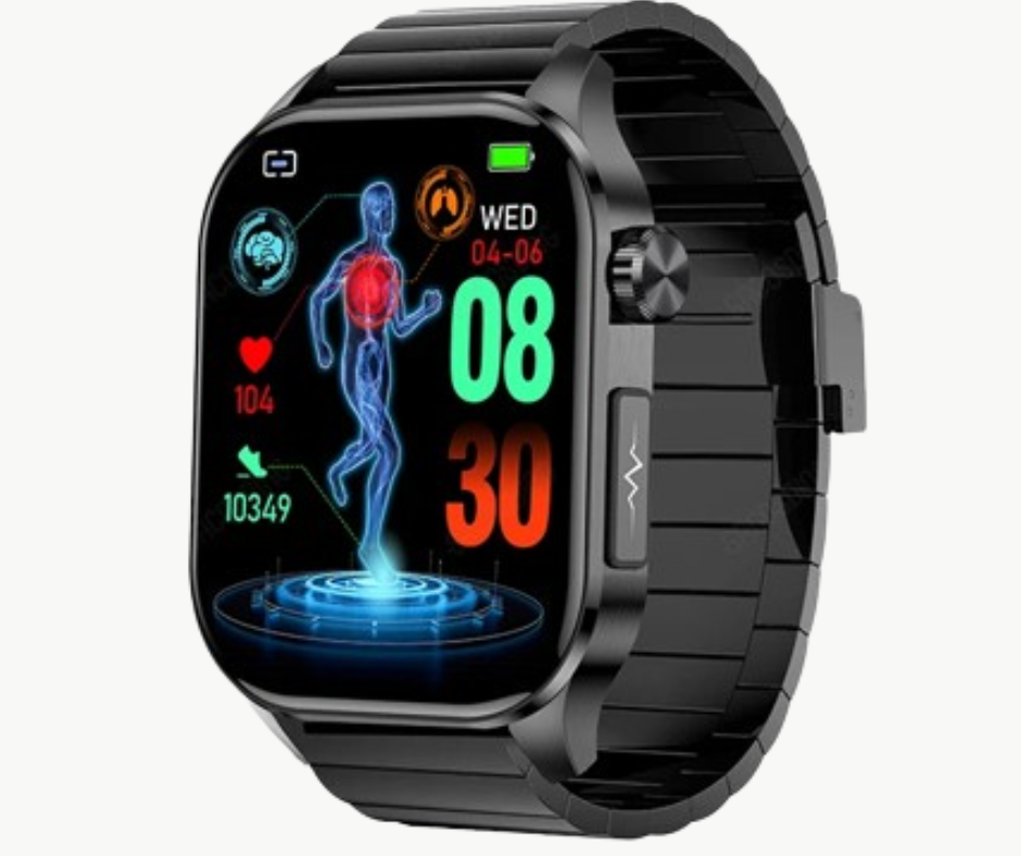 NyraTrack Wellness Smartwatch With Health Monitoring