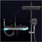 Douche thermostatique numérique Aurell avec unité d'affichage