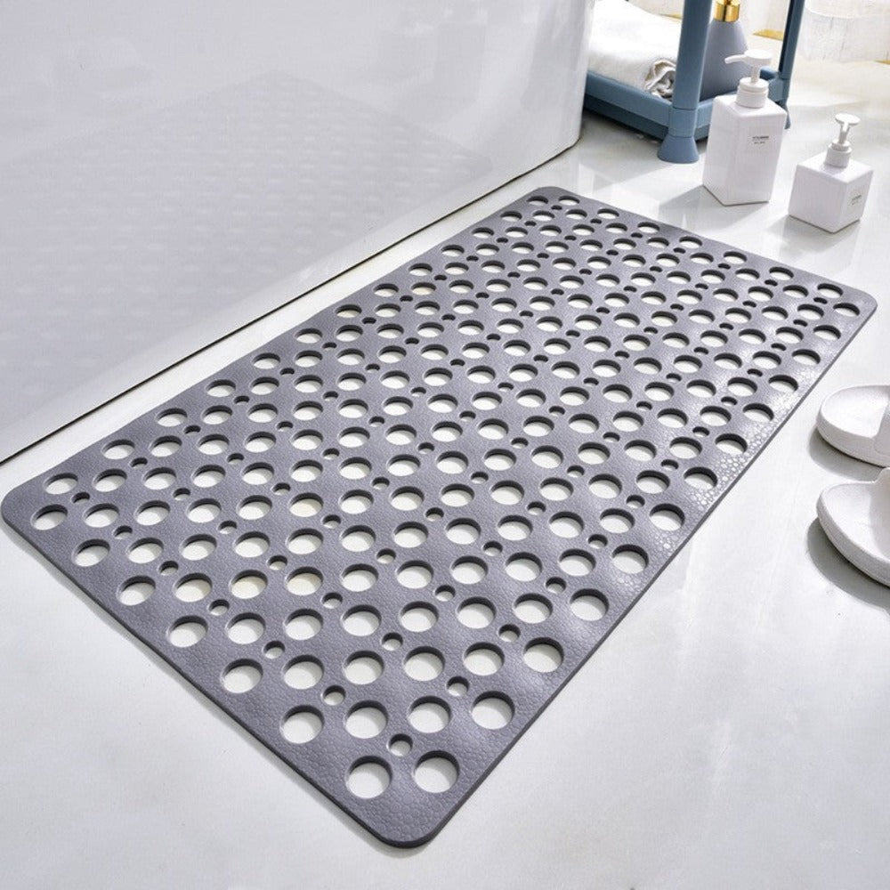 Alfombrilla de ducha HydraSafe con diseño antideslizante y resistente al moho para baños higiénicos