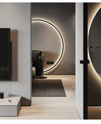NovaHalo LumaNova Modern Minimalist İç Mekanlar İçin Dairesel Duvar Lambası