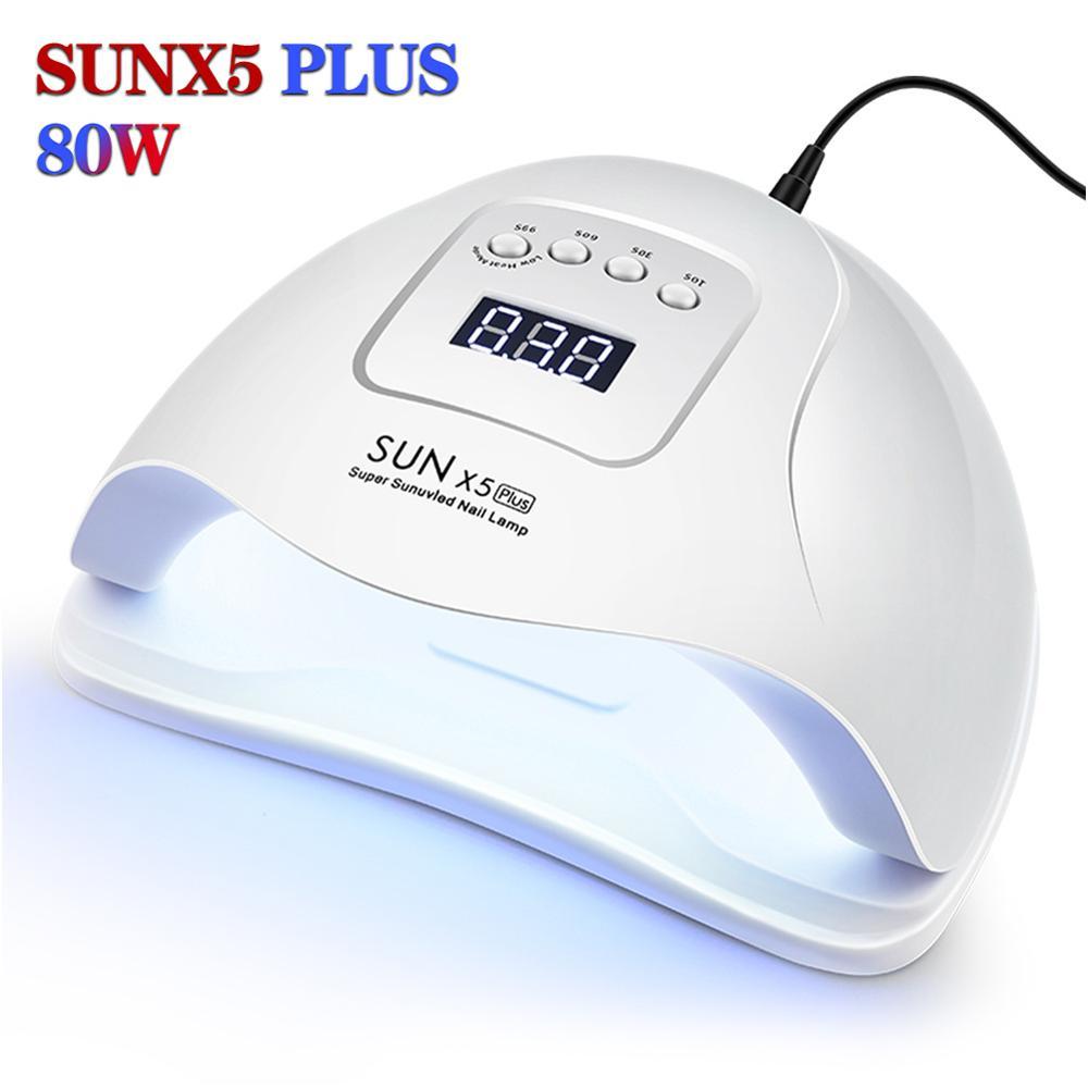Lampu Kuku UV LED LumaPro Dengan Kuasa 72W, Pemasa LCD Dan Pilihan 99 Saat