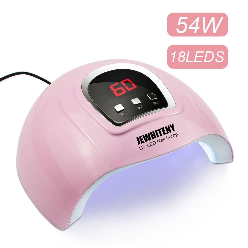Lampu Kuku UV LED LumaPro Dengan Kuasa 72W, Pemasa LCD Dan Pilihan 99 Saat