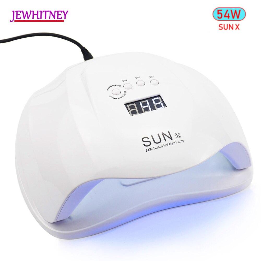 Lampu Kuku UV LED LumaPro Dengan Kuasa 72W, Pemasa LCD Dan Pilihan 99 Saat