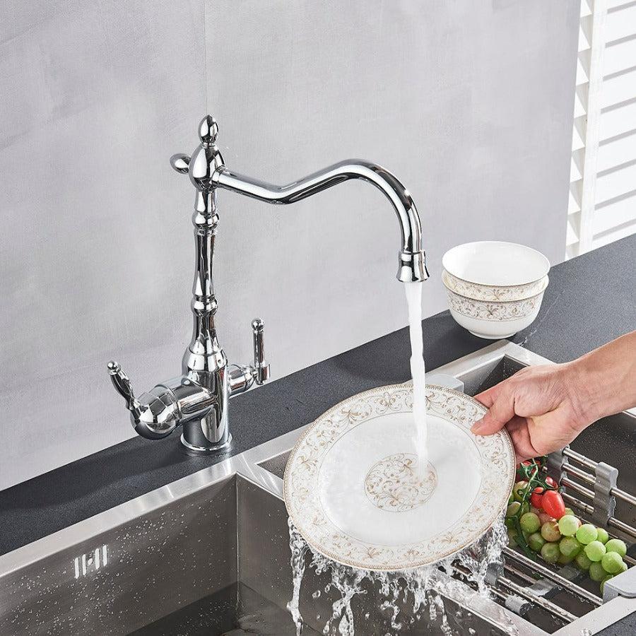 Grifo de Cocina Hamilton Classic con Filtración y Giro de 360 Grados