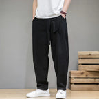 Men's Linen Pants With Relaxed Fit And Airy Comfort