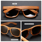 Lunettes de soleil Verdaro en bambou avec verres polarisés UV400