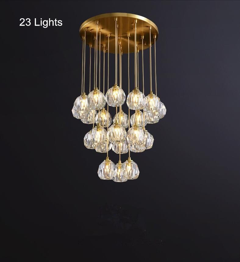 Luminara-krona lyser elegant upp moderna interiörer