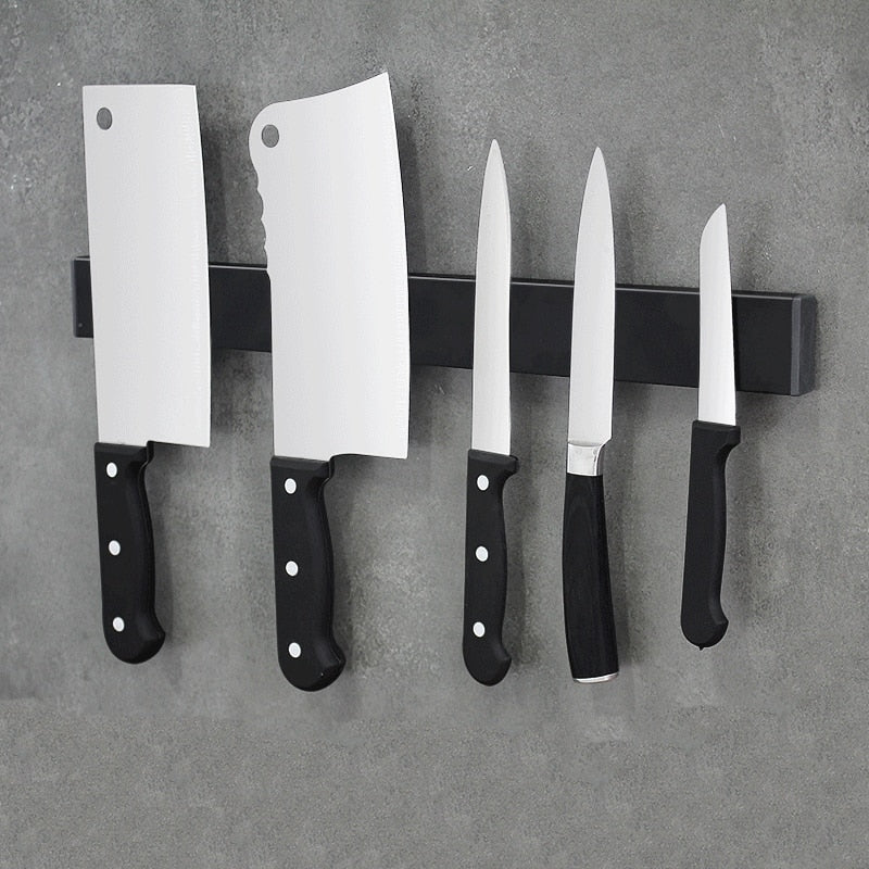 ZenithForge Stainless Steel Wall Mounted Magnetic Knife Rack
