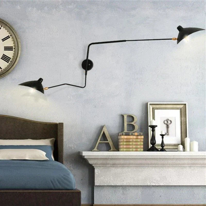LumiArc Duo Two-Arm Modern Wall Sconce Fixture Accent