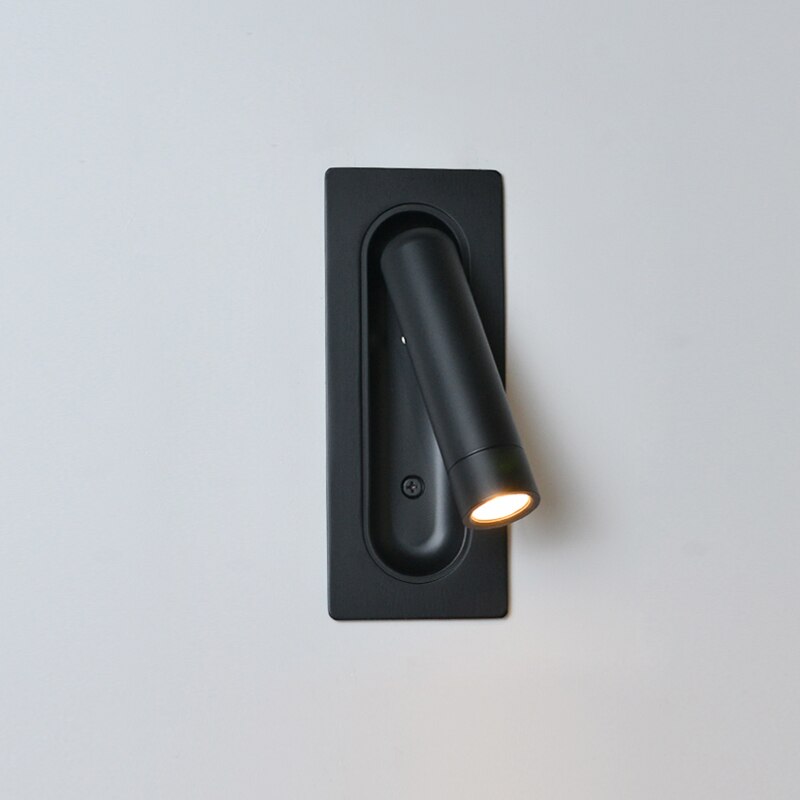Wall Mounted Bedside Lamp With Directed Reading Light
