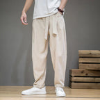 Men's Linen Pants With Relaxed Fit And Airy Comfort