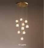 Luminara-krona lyser elegant upp moderna interiörer