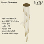 Liora Chandelier Designed For Large Modern Interiors