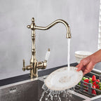 Grifo de Cocina Hamilton Classic con Filtración y Giro de 360 Grados