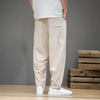 Men's Linen Pants With Relaxed Fit And Airy Comfort