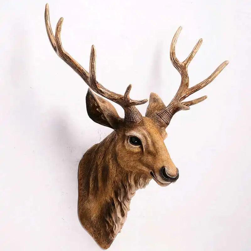 Thornridge Rustic Deer Head Mount For Cabin Decor Wall Accent
