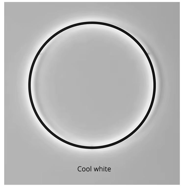 NovaHalo LumaNova Modern Minimalist İç Mekanlar İçin Dairesel Duvar Lambası