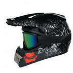 DOT-Certified Youth Motocross Helmet with Goggles
