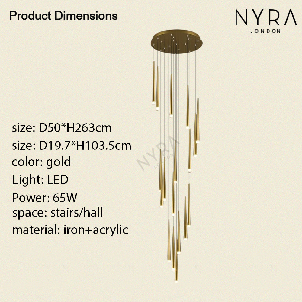 Liora Chandelier Designed For Large Modern Interiors