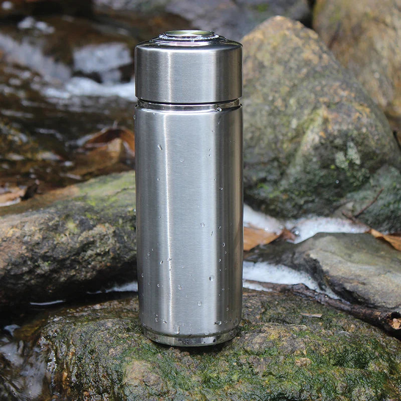 AeroHydra Stainless Bottle With Hydrogen Ionizer And Alkaline Water pH 8–10