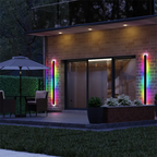 LumaHaven Vibrant RGB Wall Light for Indoor and Outdoor Use