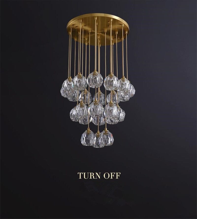 Luminara-krona lyser elegant upp moderna interiörer