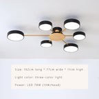 Luminax Nordic Modern LED Ceiling Chandelier Fixture For Living Rooms And Bedrooms