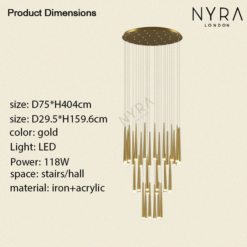 Liora Chandelier Designed For Large Modern Interiors