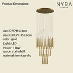 Liora Chandelier Designed For Large Modern Interiors