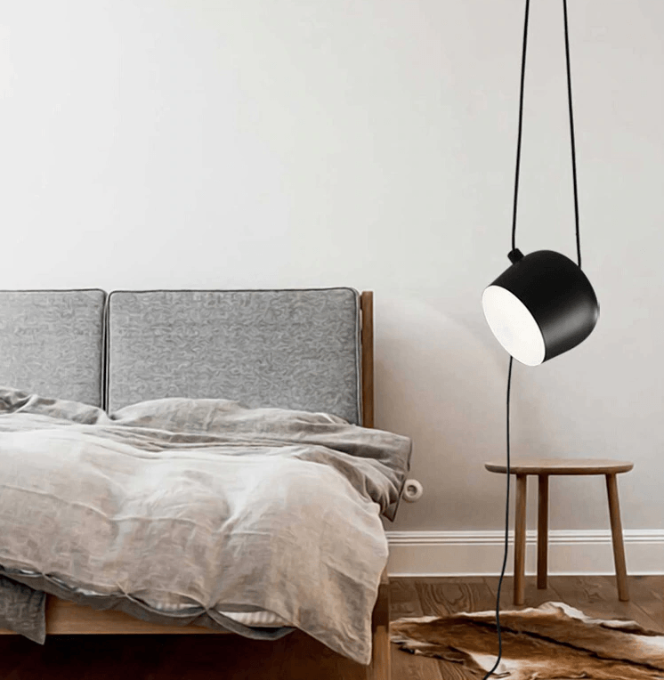 LumaDrum Pendellampa med kabel och strömmatad glödlampa