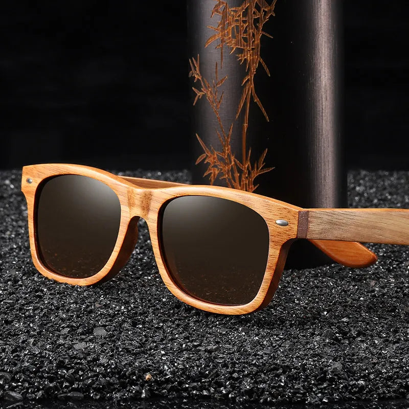 Lunettes de soleil Verdaro en bambou avec verres polarisés UV400