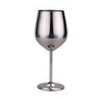 Wine Glass Crafted From Stainless Steel With Mirror Finish For Everyday Use