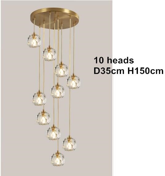 Luminara-krona lyser elegant upp moderna interiörer