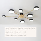 Luminax Nordic Modern LED Ceiling Chandelier Fixture For Living Rooms And Bedrooms