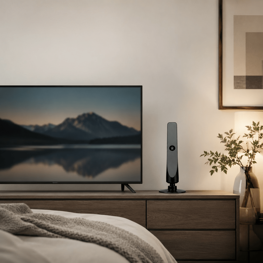 DVB-T2 HD-antenne med forstærker til klar TV-modtagelse
