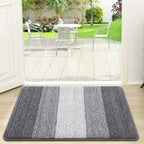 Non-slip indoor doormat with water-repellent surface