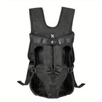 Borsa porta cane LumaTrail con vista frontale per avventure all'aperto