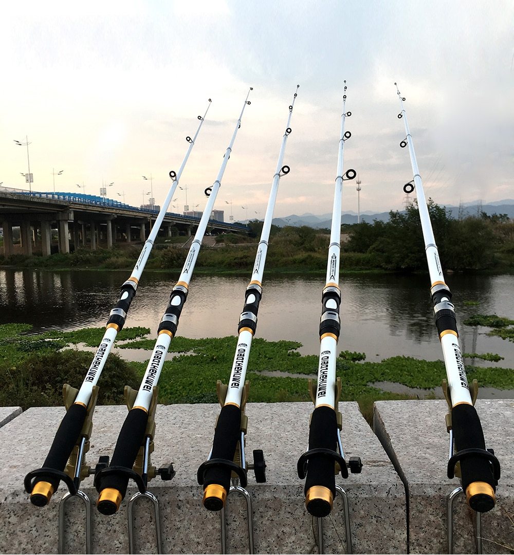 Marinex Carbon Fibre Telescopic Rod For All Purpose Fishing 2.1–3.6m
