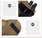 Rivelo Voyager Camera Backpack In Waxed Canvas Waterproof