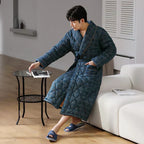 Robe de Banho Acolchoado CozyLayer para Conforto e Calor no Inverno