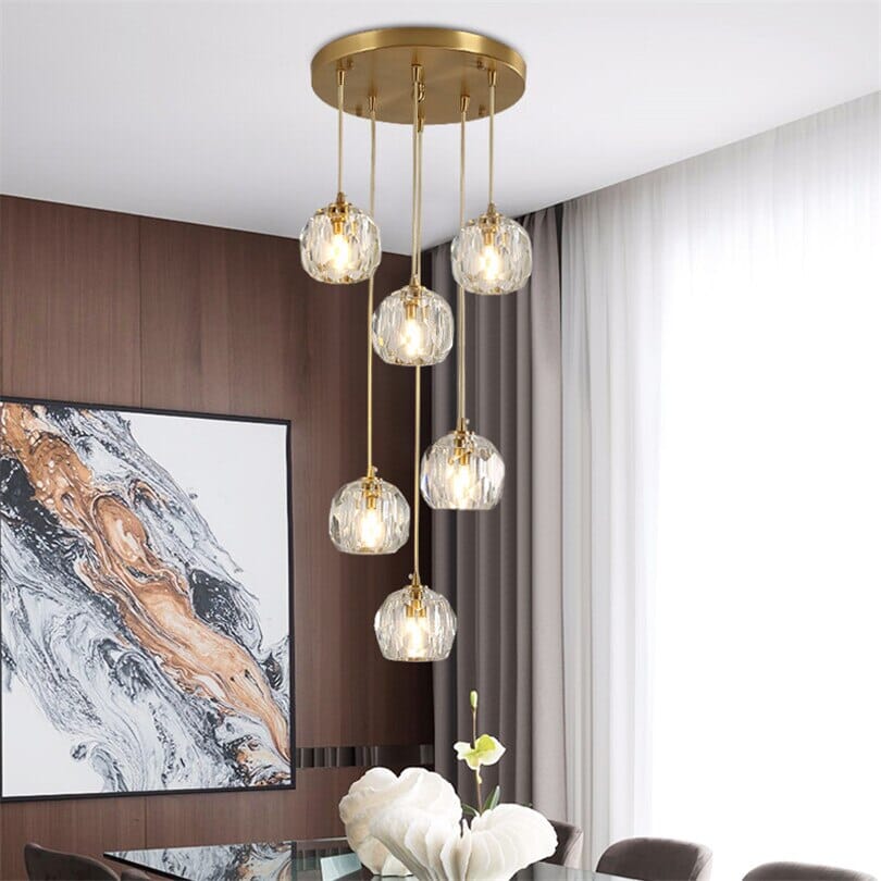 Luminara-krona lyser elegant upp moderna interiörer