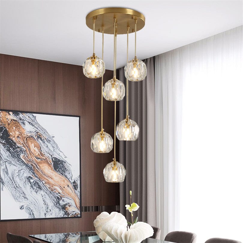 Luminara-krona lyser elegant upp moderna interiörer