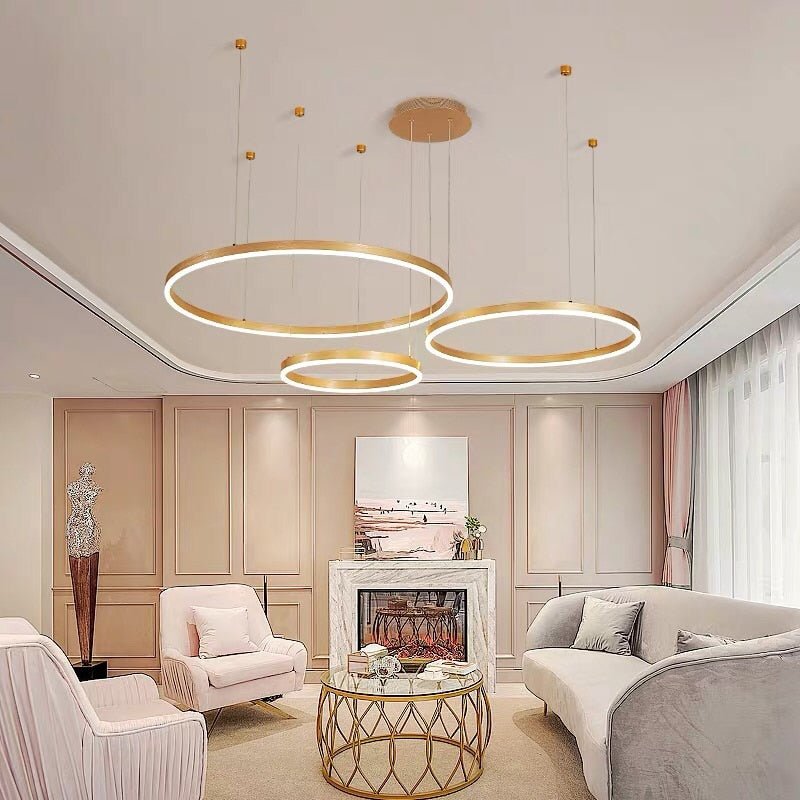 Kirrea LED Circular Pendant Light for Living Room Fixture