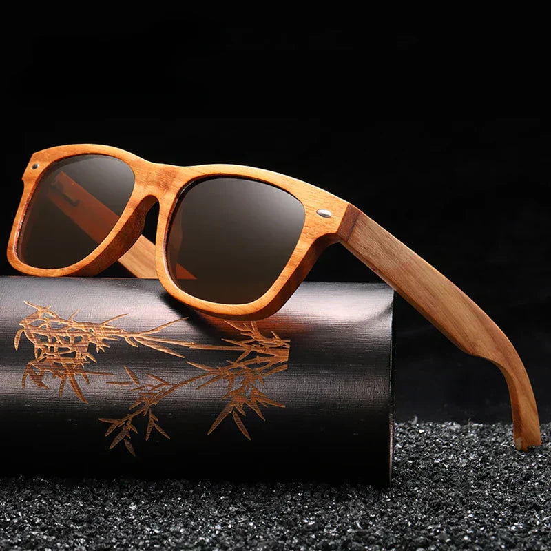 Lunettes de soleil Verdaro en bambou avec verres polarisés UV400