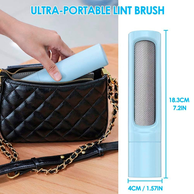PetPaw Buddy Compact Pet Hair Remover Brush For Quick Cleanups