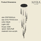 Liora Chandelier Designed For Large Modern Interiors