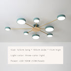Luminax Nordic Modern LED Ceiling Chandelier Fixture For Living Rooms And Bedrooms