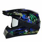 DOT-Certified Youth Motocross Helmet with Goggles